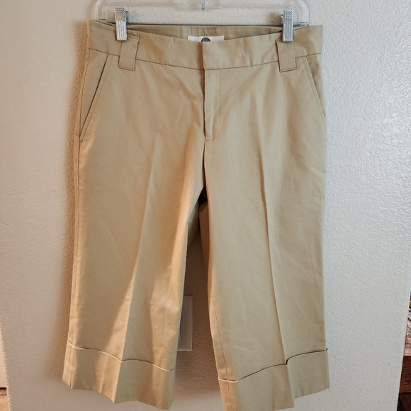 Weatherproof Khaki Cuffed Hiking Camping Active Outdoors Capri Pants Size 6 - Picture 1 of 5